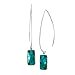 thumbnail image 3 of Silpada Boucles d'Oreilles Pendantes Turquoise Compressées 'Oasis' en Argent Sterling, 3 of 4