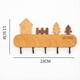 thumbnail image 3 of Perchero de Madera Maciza para Llaves, No Tóxico, para Colgar en la Pared, para Artículos del Hogar., 3 of 5
