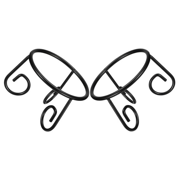 Homoyoyo Crystal Ball Stand Metal Garden Globe Stand Minimalist 2Pcs