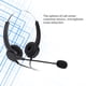 thumbnail image 5 of Auriculares para call center con micrófono flexible y conexión RJ/USB - Diadema ajustable 330° para máximo confort - Sonido claro y ligero (200g) - Incluye cable y manual, 5 of 6