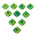 thumbnail image 4 of Juego de Dados Noctilucentes D20 D10 20 Piezas Sunnimix Juegos de rol, 4 of 8