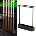 thumbnail image 1 of Soporte para tacos de billar como soporte de almacenamiento y soporte de suelo Soporte versátil para tacos también para raquetas de bádminton Fabricad Negro, 1 of 8