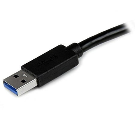 StarTech.com USB 3.0 to DVI External Video Card Multi-Monitor Graphics Adapter With Built in 1-Port USB Hub - 1920x1200 /