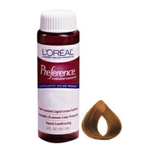 Loreal Preference Light Golden Brown #  Permanent Hair Color, 2 Oz, 6  Pack 