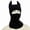 Solid black, variant on Adult Winter Ox Horn Hat Knit Hat Handmade Ox Horn Shape Soft Hat Casual Wear