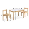 thumbnail image 4 of Olive & Opie Gibson Kids 3-Piece Activity Table and Chair Set, Black, 4 of 9