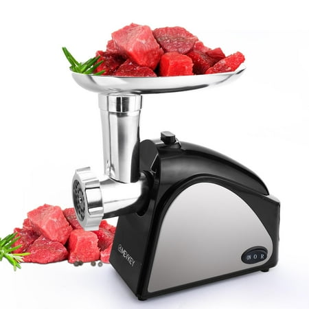 Electric Meat Grinder 2000W, Food Meat Grinders with 3 Stainless Grinding Plates and Sausage Stuffing Tubes for Home Use &Commercial, Dishwasher safe