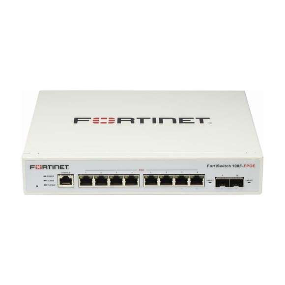 Switch FORTINET FortiSwitch 108F-FPOE 8xGE 2xSFP sin ventilador