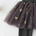 thumbnail image 7 of Kogui Leggings Girls Baby Girls Sparkling Sequin Tutu Skirt Legging Toddler Cotton Pants Size 3T 4T (Dark Gray,3-4 Years), 7 of 7