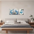 thumbnail image 4 of ZHONGYUTONG 3 Piece Wine Wall Art for Kitchen Gold Wine Pictures Dining Room Canvas Print Modern Artwork for Pub Bar Decor Framed (16.00" x 24.00" x 3PCS), 4 of 5