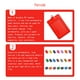 thumbnail image 4 of Inteprter 10 piezas de portatarjetas de identificación, suministros de oficina de negocios, funda protectora informal de colores, funda para tarjetas de Carpetas de archivos Vertical/Rojo, 4 of 6