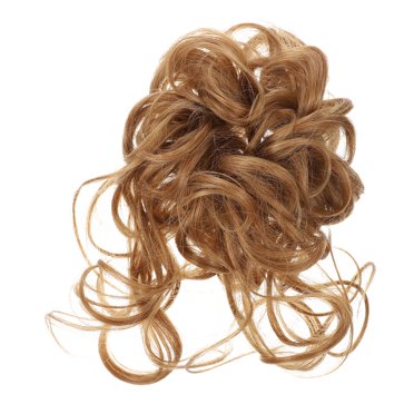 Chignon Élastique Queue de Cheval, Chignon Désordonné, Chignon Bouclé