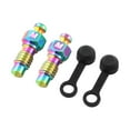 thumbnail image 2 of yotijay 2 Pieces Brake Caliper Bleed Screws Professional Lightweight Titanium Alloy Bike Colorful, 2 of 9