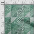 thumbnail image 2 of oneOone Rayon Green Fabric Mix Block Pattern Sewing Material Print Fabric By The Yard 56 Inch Wide, 2 of 4