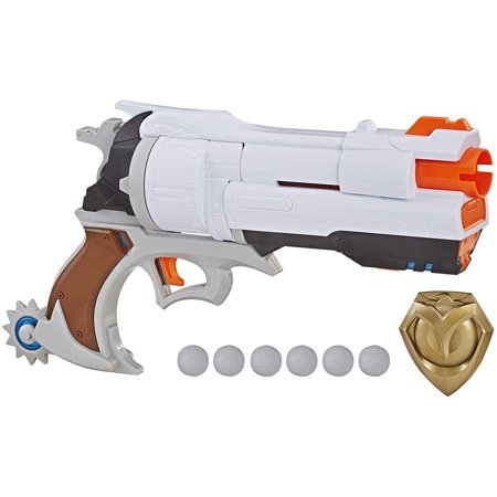 NERF Overwatch McCree Rival Blaster with Die Cast Badge & 6 OverwatchRival Rounds