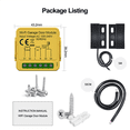 thumbnail image 4 of 2X Tuya Garage Door Opener Controller Module Remote Control Switch Smart Life App Work with Home Assistant Wifi,2 set of Garage door switch module,Yellow, 4 of 8