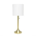thumbnail image 1 of Simple Designs Tapered Table Lamp with Fabric Drum Shade, 1 of 9