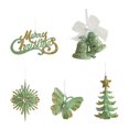 thumbnail image 2 of 5 piezas de adornos navideños, decoración navideña, colgantes con dijes, decoraciones navideñas para porche, interior, festival, celebración, patio, 2 of 7