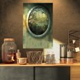 thumbnail image 1 of Green Fantasy Landscape with Frame - Photography Canvas Art Print, 1 of 3