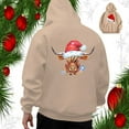 thumbnail image 2 of VBARHMQRT Couples Hoodies Men's Expl Osive Christmas Collection Hooded Sport Sweatshirt, 2 of 6