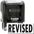 thumbnail image 1 of Self-Inking Bold Revised Stamp, Trodat Printy 4911, Press and Print Stamping, Impression Size 5/8" x 1-1/2", Up to 10,000 Impressions - Black Ink, 1 of 10