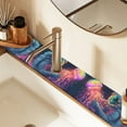 thumbnail image 2 of Yayeee Faucet Mat for Kitchen Sink 14.7" Diatomite Long Splash Guard Pad, Space Astronaut, 2 of 7