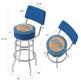 thumbnail image 2 of Los Angeles Clippers NBA Padded Swivel Swivel Bar Stool with Back, 2 of 6