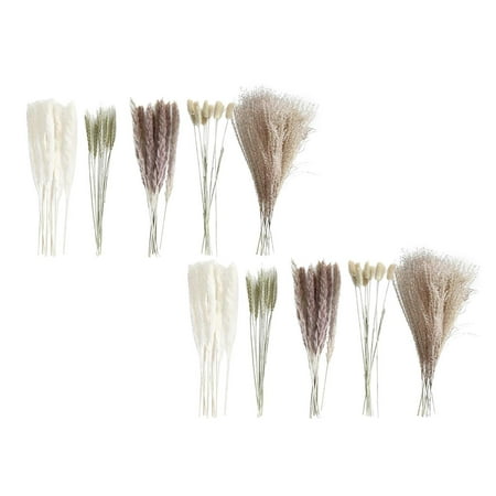 Lawn Statues Small Dried Flower Bouquet Small Whisk Small Pampas Grass Dried Flowers Rabbittail