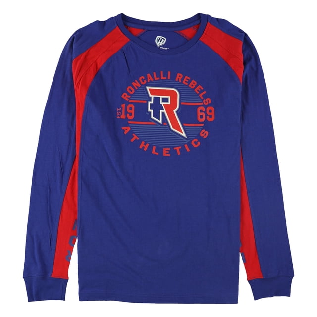 Camiseta gráfica Hands High Roncalli Rebels para hombre, azul, XX-Large