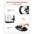 thumbnail image 5 of KFFKFF Insulated Beverage Dispenser, 1.5 Gal/6L Stainless Steel Thermal Drink Server with Spigot & Temperature Display, Ideal for Hot and Cold Beverages, Perfect for Tea, Coffee, and Water in Cafes, 5 of 9