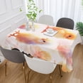 thumbnail image 5 of 54x54 Inch Tablecloth Polyester Square Tablecloth for Home Kitchen Dinner Decor Cute Baby Chicks, 5 of 9