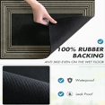thumbnail image 3 of SPXUBZ Vintage Black Frame Coffee Mat, Super Absorbent Coffee Machine Mat, Kitchen Counter Drying Pad, Non Slip Coffee Bar Mat, Quick Dry Countertop Protector for Coffee Station, 3 of 5