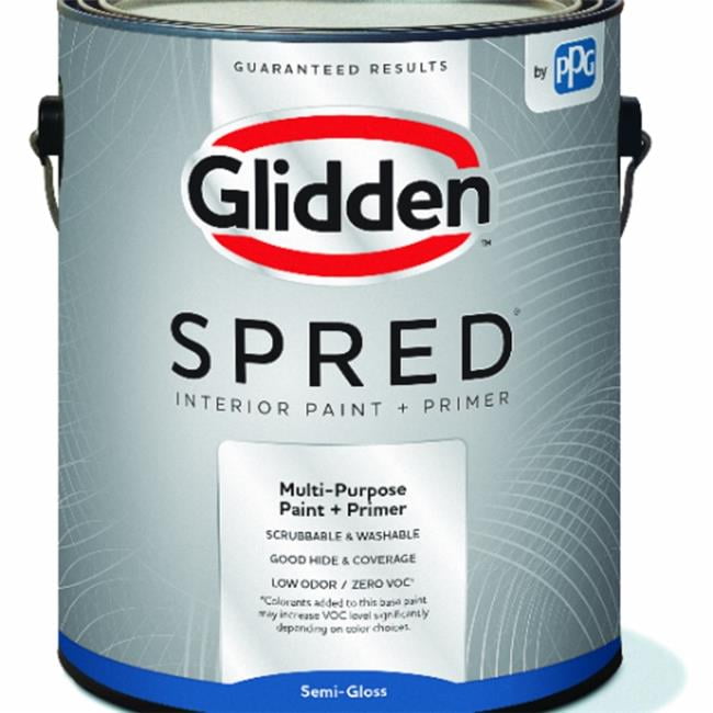 PPG Glidden GLSIN30DB01 Spred Interior Latex SemiGloss Ultra Deep Base