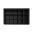 thumbnail image 3 of Advancent Molde para hacer cubitos de hielo de múltiples rejillas, molde para nevera, bandeja para glaseado de vino, moldes reutilizables DIY, Cocina y Comedor Negro, 3 of 6