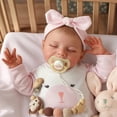 thumbnail image 5 of RSG 17-inch Lifelike Reborn Baby Dolls with Soft Cloth Body Doll Handmade Real Life Baby Dolls with Clothes for Kids Age 3+, 5 of 8
