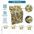 thumbnail image 6 of Orange Lemons Table Runner 72 Inches, Summer Botanical Farmhouse Vintage Art Bed Runner Dresser Scarves Tabletop for Indoor Outdoor Parties/Ceremony/Banquet, 18" x 72", 6 of 8