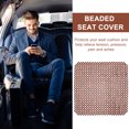 thumbnail image 3 of SOPOTUTU Car Seat Cover Cushion Beaded Car Seat Cooler Coffee 1Pcs, 3 of 6