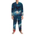 Junzan Fantasy Underwater Adventure for Men's Long Sleeve Pajama Set ...