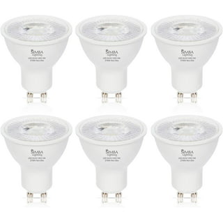 SANSUN 5W MR16 LED Bulbs, 12V 50W Replacement, GU5.3 Bi-Pin Base, Soft  White 3000K, Non-Dimmable, (Pack of 4)