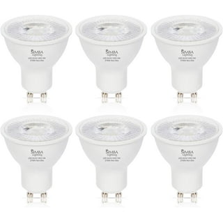 4pk - 50w MR16 GU10 Flood 2950K halogen light bulb with front glass –  BulbAmerica