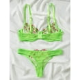 thumbnail image 5 of Lime Green Neon Lingerie Set, 5 of 5