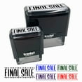thumbnail image 1 of Final Sale Dotted Border Self-Inking Rubber Stamp Ink Stamper for Business Office - Yellow Ink - Small 1-1/2 Inch, 1 of 7