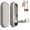 Silver, variant on Foldable Wall Hooks Black, 2 Pack Folding Coat Hooks, Screw Mounted