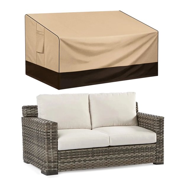 PatioGem Outdoor Furniture Covers, Waterproof Patio Chair Sofa Loveseat