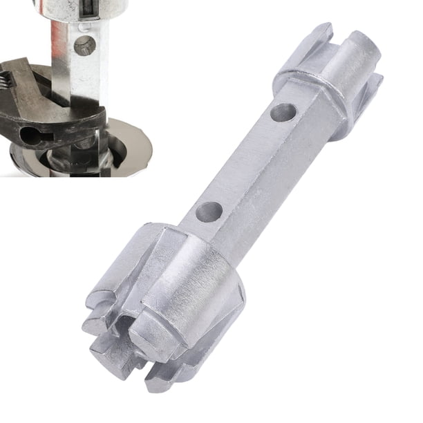 Llave Con Mancuernas, Martillo De aleación De Aluminio Resistente A Prueba De Herrumbre, Diseño De Doble Extremo, Llave De Drenaje De Bañera De Tamaño Compacto Para Cestas De