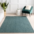 thumbnail image 2 of nuLOOM Rigo Hand Woven Farmhouse Jute Area Rug, 8' 6" x 11' 6", Hunter Green, 2 of 9
