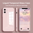 thumbnail image 2 of Funda de teléfono de vidrio templado líquido para iPhone 14 13 11 12 Pro Max funda antigolpes de piel de bebé para iPhone X XS MAX XR 7 8 Tan Jianjun unisex, 2 of 2