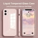 thumbnail image 2 of Funda de teléfono de vidrio templado líquido para iPhone 14 13 11 12 Pro Max funda antigolpes de piel de bebé para iPhone X XS MAX XR 7 8 Tan Jianjun unisex, 2 of 2
