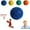 Blue, variant on Silent Basketball Size 7, 2.0 Version Foam Quiet Basketball Indoor Training Ball, No Noise Ball for Various Indoor Activities
