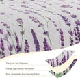 thumbnail image 3 of Green Essen Yellow Floral Quilts Twin Butterfly Bedspread Botanical Bedding Decor, 3 of 5